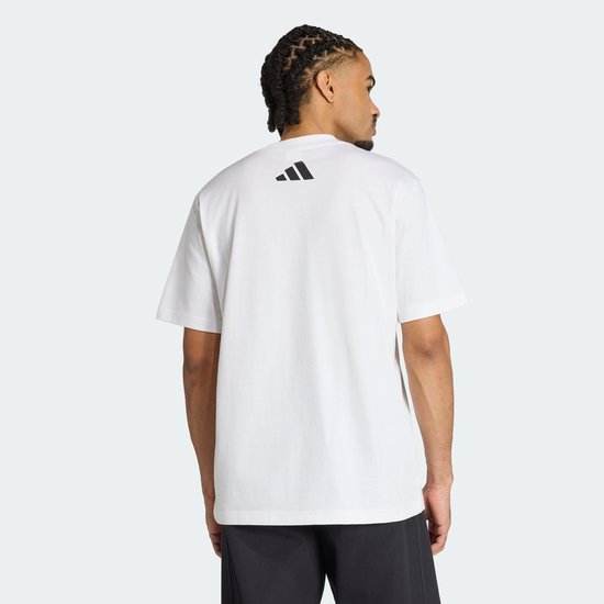 Adidas Performance Audi Revolut F1 Team Nico Hulkenberg Graphic T-Shirt - Heren - Wit van Merkloos — afbeelding 4