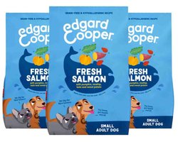 Edgard & Cooper Hondenvoer Droog Adult Small Zalm - 3 x 700 gr - Voordeelverpakking