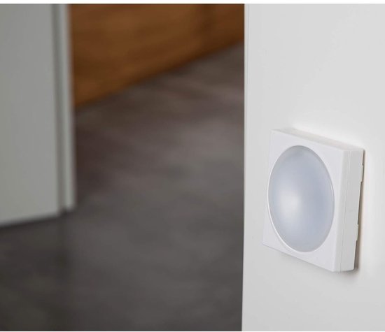 Unitec LED Nachtlicht met Knop Kast Meubel Keuken Onderbouw Kleeflamp Camping Licht van Merkloos — afbeelding 5