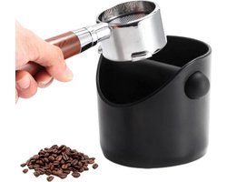 Professionele Koffiedikbak voor Espresso - Klopbak met Geluidsdempende Tikstang