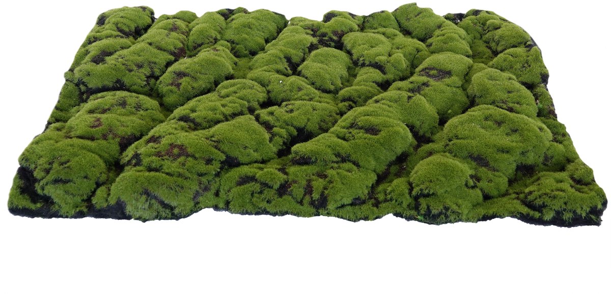 My Village mos mat grof groen/bruin 70x50cm
