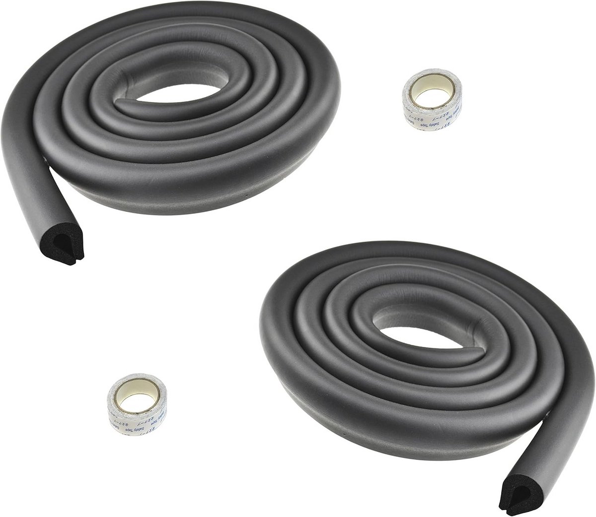 U-vormige Glazen Tafel Randbescherming voor Babyveiligheid - Anti-botsingsstrip 4 Meter