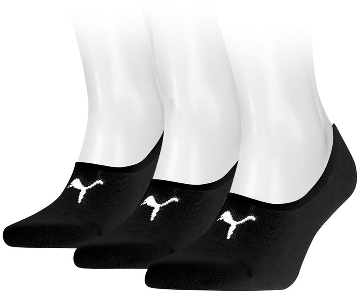 Puma 6-Pack No-show Sokken Luchtig Onzichtbaar Heren Dames – 35-38 171002001 Zwart