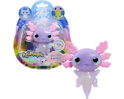 Animagic Let's Glo Axolotl Pastel - Speelfiguur - Lichtgevende Axolotl