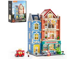 Lumibricks Toy store Bouwpakket - Met LED verlichting - Miniatuur huisjes - DIY modelbouw met 3086 bouwstenen - Bouwpakketten volwassenen - Bouwdoos L9100