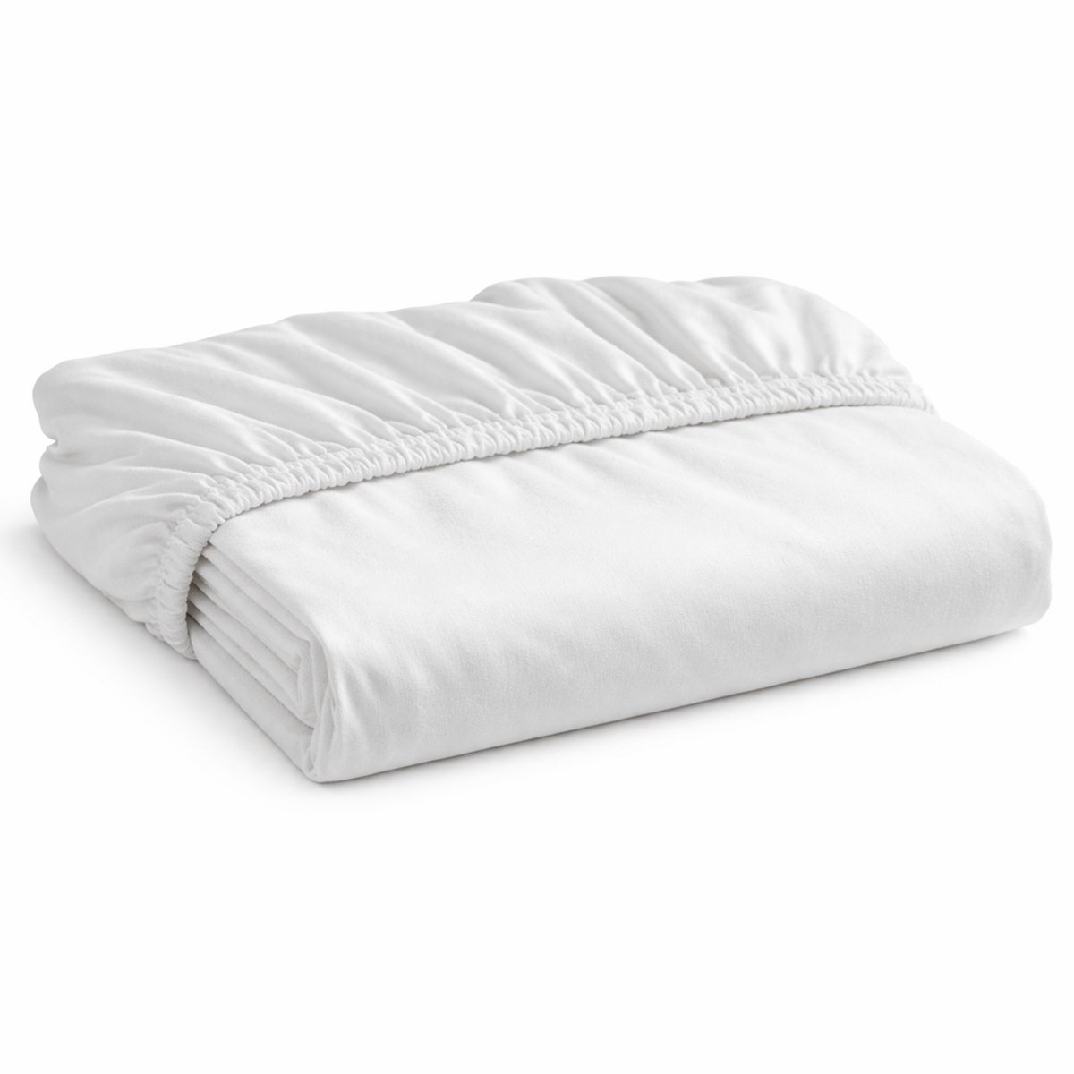Decoware Baby Jersey Hoeslaken - Effen Kleur - 100% Katoen jersey - Geschikt voor matrassen tot 15 cm - Wit - 60x120 cm