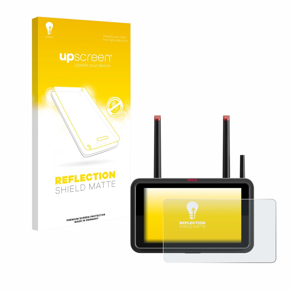 upscreen - Screenprotector voor Atomos Ninja TX - Folie Beschermfolie anti glare matte