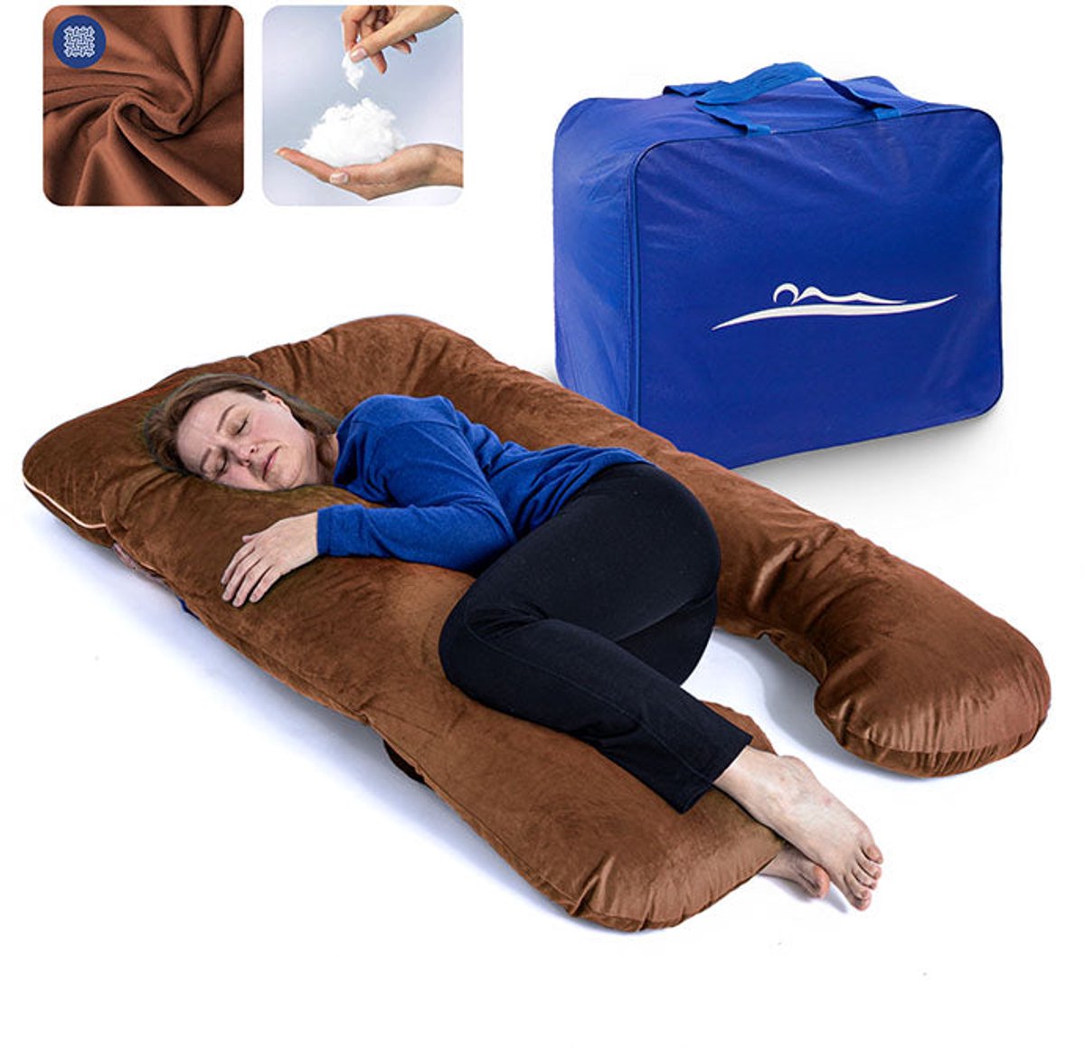 KomfortKissen™ Ergonomisch Kussen - Premium Kussen - Ondersteunend - Ademend - Voor Elke Slaappositie