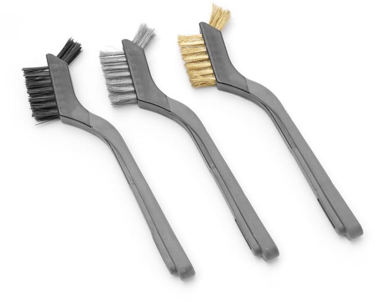 Draadborstel set - 3 verschillende smalle brushes voor veelzijdig gebruik