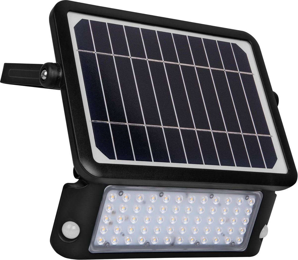 Krachtige 10W LED Solar Schijnwerper met Bewegingsmelders - 1080lm, 4000K, IP65
