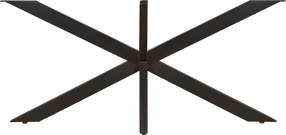 Tafelonderstel - Matrix - Staal - 145 x 70 x 73 cm - PT3 - Gepoedercoat Staal - Zwart - Inclusief stelpoten & bevestigingsschroeven