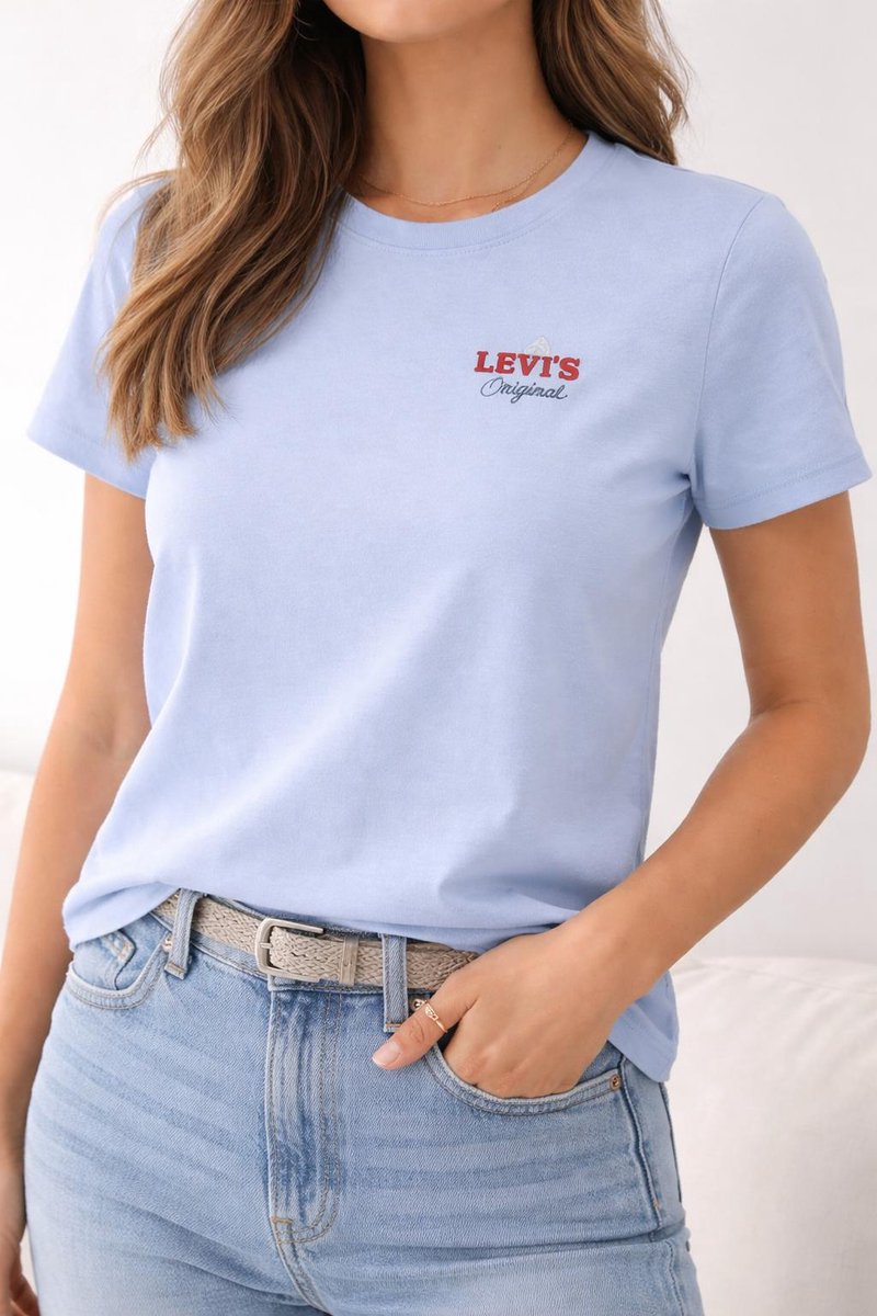 Levi’s T-shirt Dames Blauw