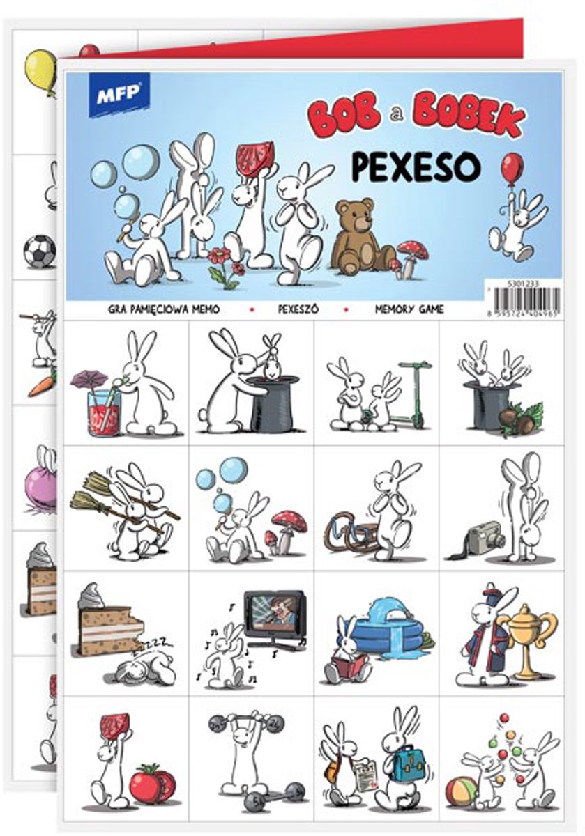 Pexeso MFP 3xa4 Bob en Bobek - UNI