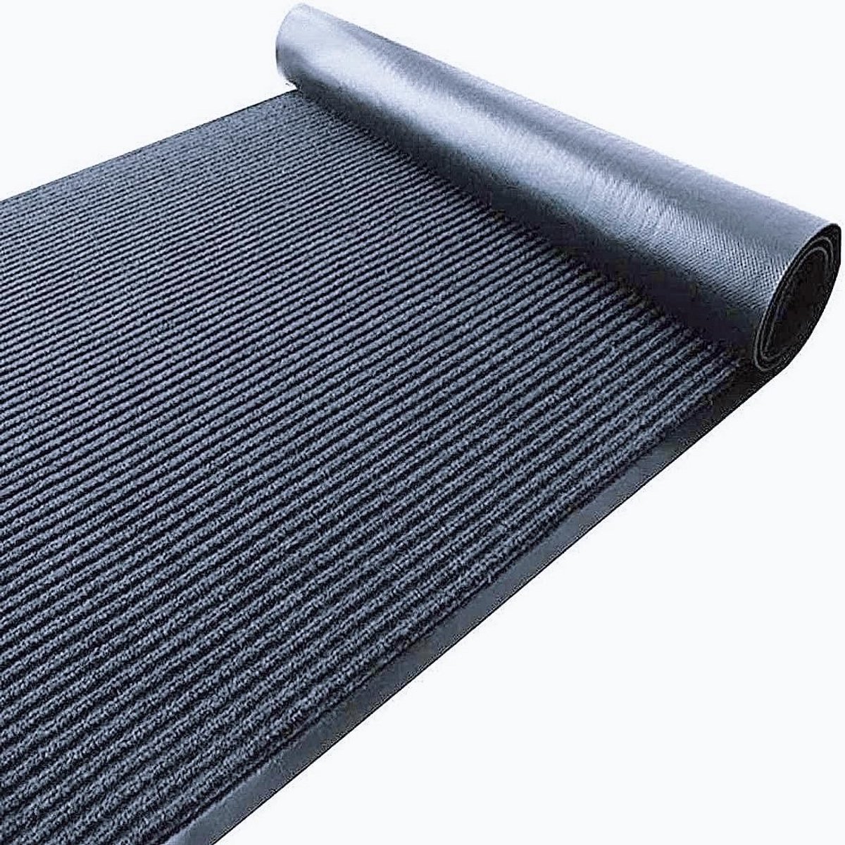 Grote Voordeurmat 3'x10' - Vloermat voor Binnen en Buiten - Laag Profiel en Gemakkelijk Sc