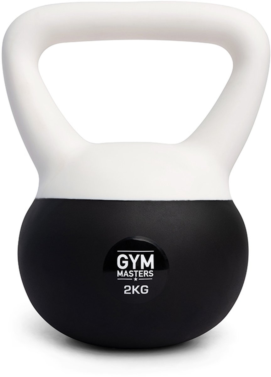 Gym Masters - Zachte Kettlebell 2 kg - Premium - kettle - kettlebell - weights - kettlebell set - gewichten 2 kg - kettlebells set - fitness gewichten kettlebell
