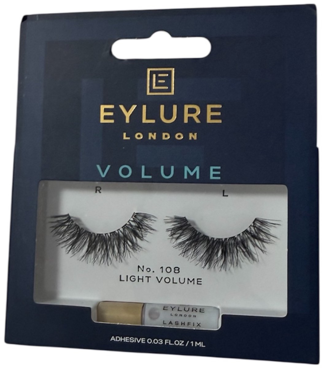 Eylure London wimpers light Volume 108 +Lijm