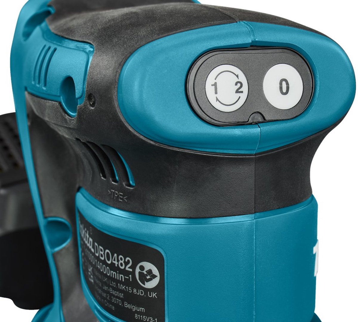 Rechthoekige schuurmachine 18V LXT 112×102 mm (losse machine) – MAKITA DBO482Z – foto 3