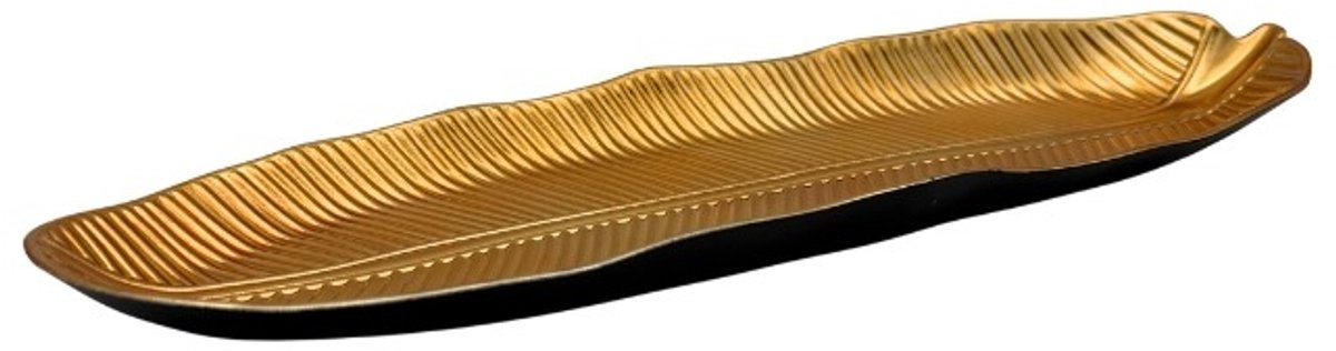 Serveerschaal Blad Goud - 40x13cm