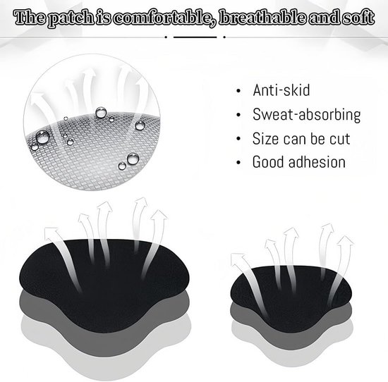 8x Hiel Reparatie Patches voor Schoenen - Zelfklevend Voor Leren & Sportschoenen — afbeelding 5