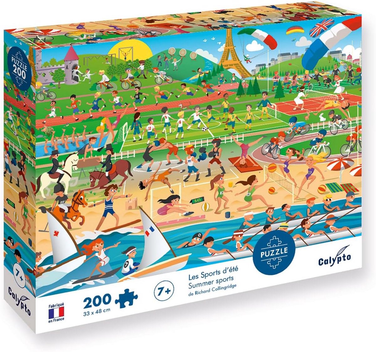 Zomersport Puzzel 200 Stukjes - Rustgevend & Leerzaam Activiteit voor Kinderen