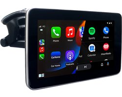 AUTOSKY APID-301 - 7" CarPlay Scherm – Draadloos Apple CarPlay & Android Auto – Portable Autoradio Display – Inclusief Achteruitrijcamera