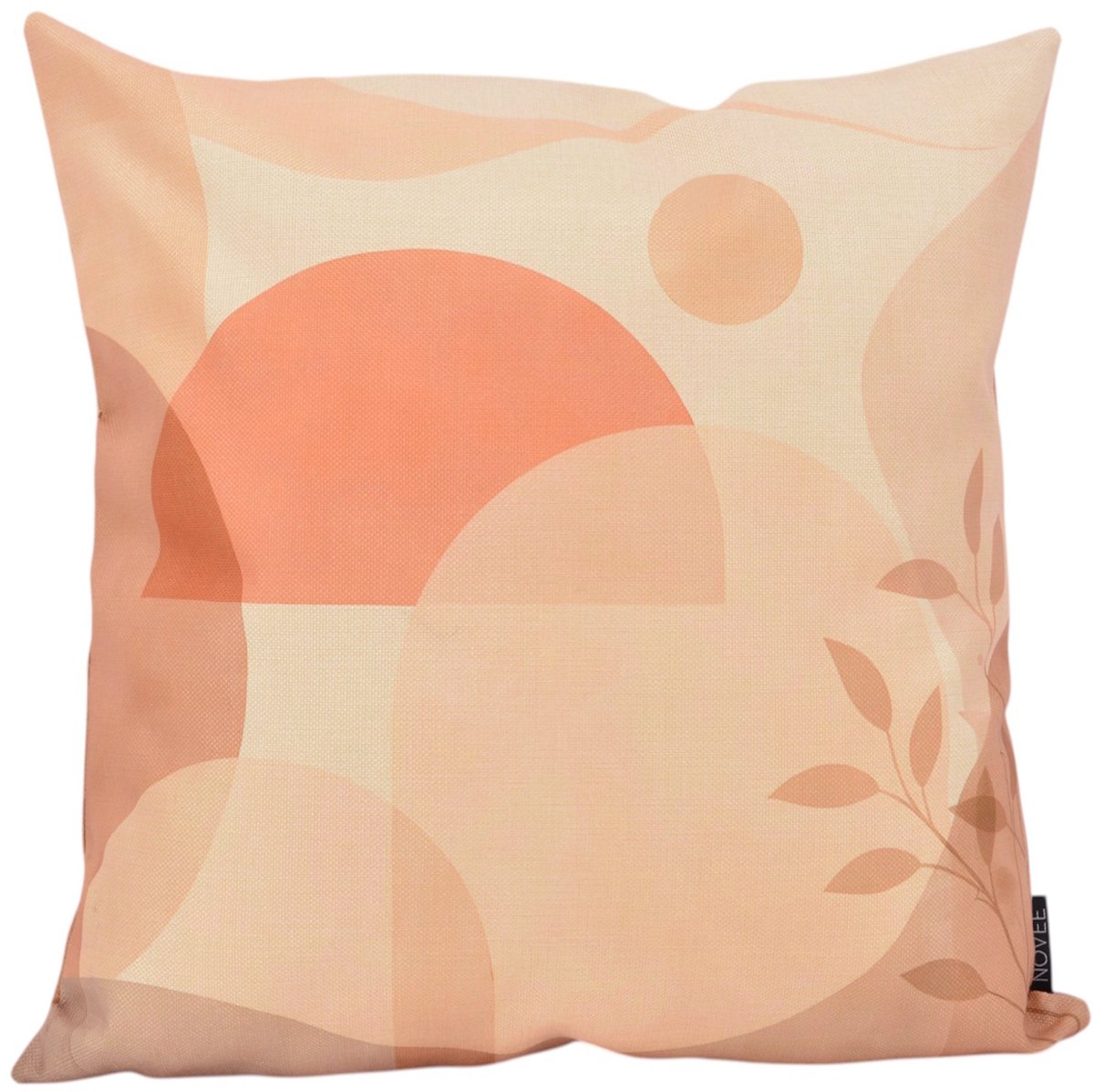 NOVÉE Desert Calm Kussenhoes | 45 x 45 cm | Katoen/Linnen zalm