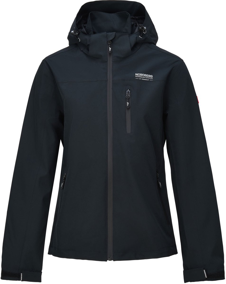 NORDBERG dana softshell Urban jack dames Zwart