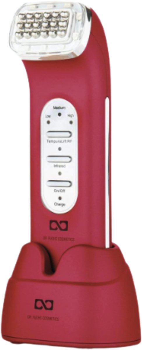 Dr Fuchs Tempura Lift RF - Huidverjongingsapparaat - Skin Care - Rood licht therapie - Facelift Apparaat - Professionele Anti Aging Radiofrequentie Behandeling voor Thuis - Microcurrent - Ultrasound