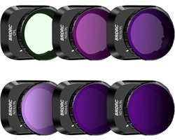 Mini 4 Pro filter, meervoudig gecoate ND-filterset voor DJI Mini 4 Pro drone-accessoires - 6-pack ND8, ND16, ND32, ND64, ND256, CPL filter
