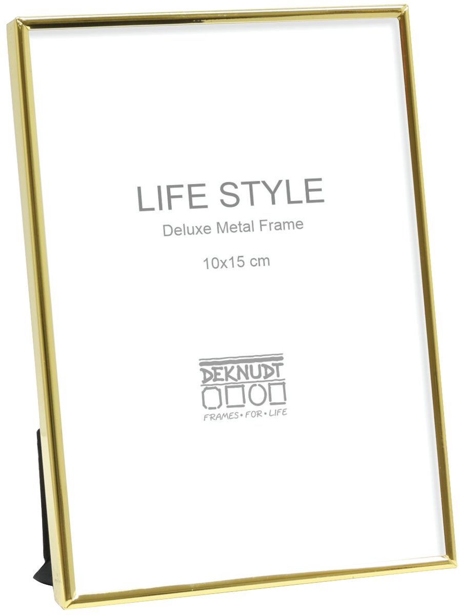 Deknudt Frames fotolijst S58MS3 - goud - metaal - 10x15 cm