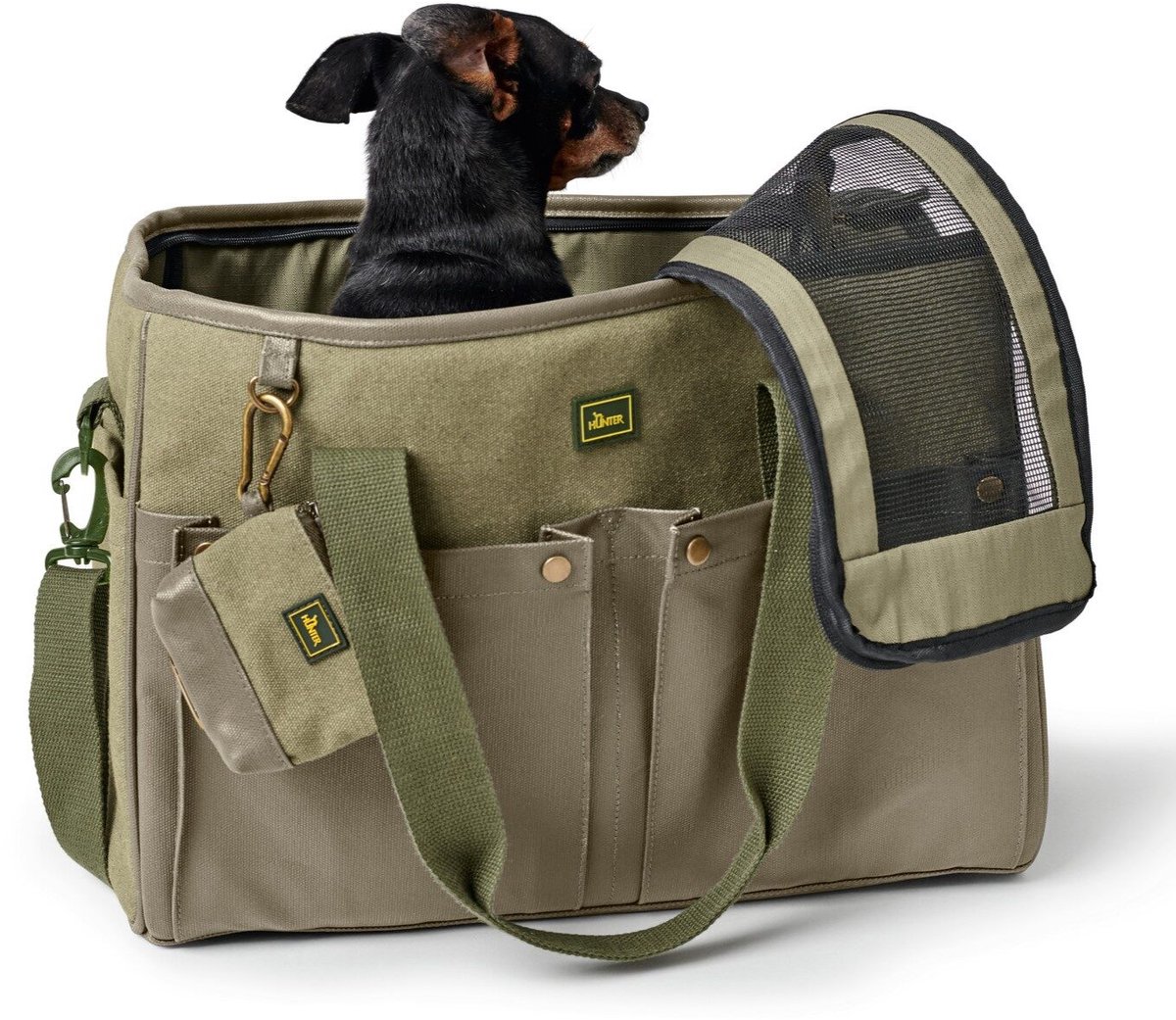 Hondentas Barcelona - Draagtas Hond - Honden Draagtas - Tot 7 kg - Khaki
