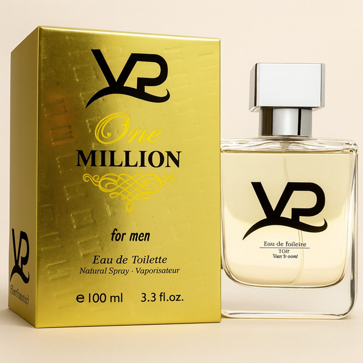 VP Parfum One Million Eau de Toilette Herenparfum 100 ml – Luxe, Kruidige en Charismatische Herengeur