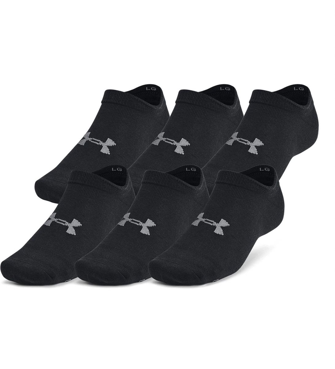 Under Armour Essential No Show Sokken Senior Zwart