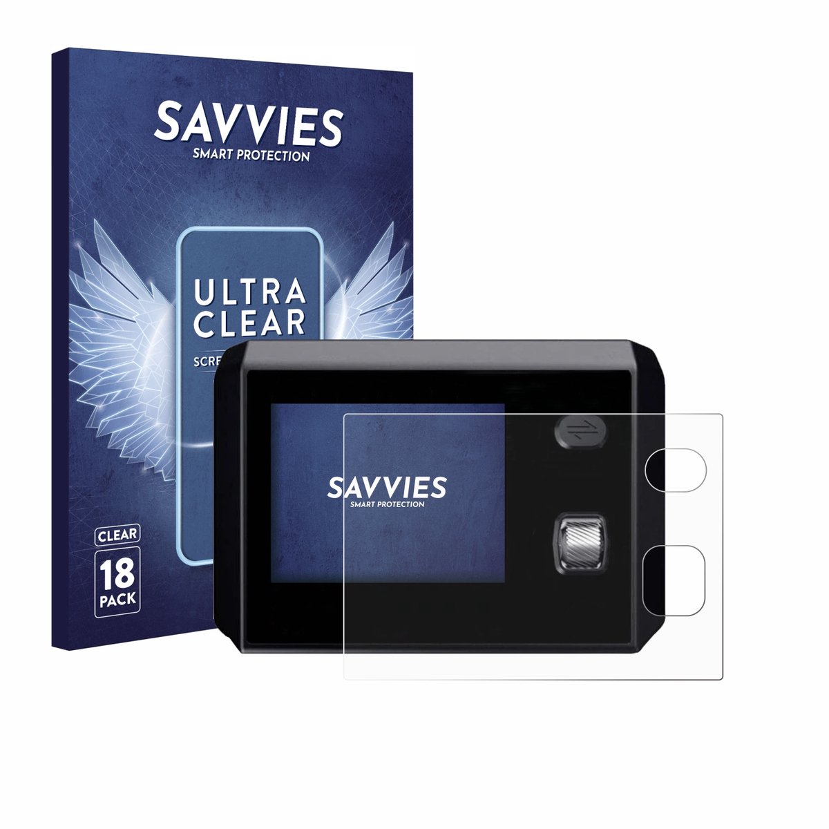 Savvies - Screenprotector voor SkyRC MC5000 - Folie Beschermfolie transparant 18 Stuks