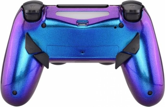 Sony DualShock 4 PRO eSports Controller PS4 V2 - SCUF Remap MOD - Metallic - Blauw / Paars