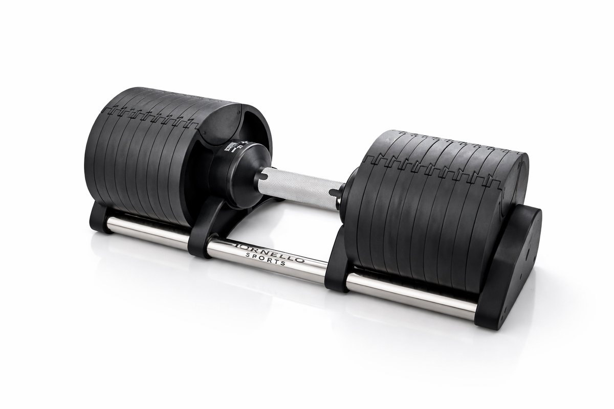 Tornello Sports 2x 32 kgVerstelbare Dumbbell – Eén halter, eindeloze mogelijkheden