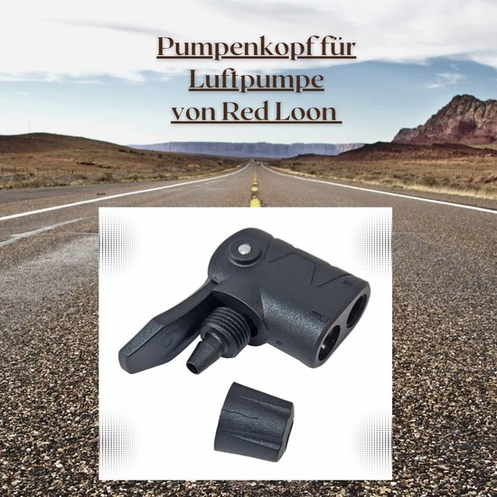 Pompkop voor luchtpomp en fietspomp - Universele vervangingskop voor dubbele aansluiting — afbeelding 2