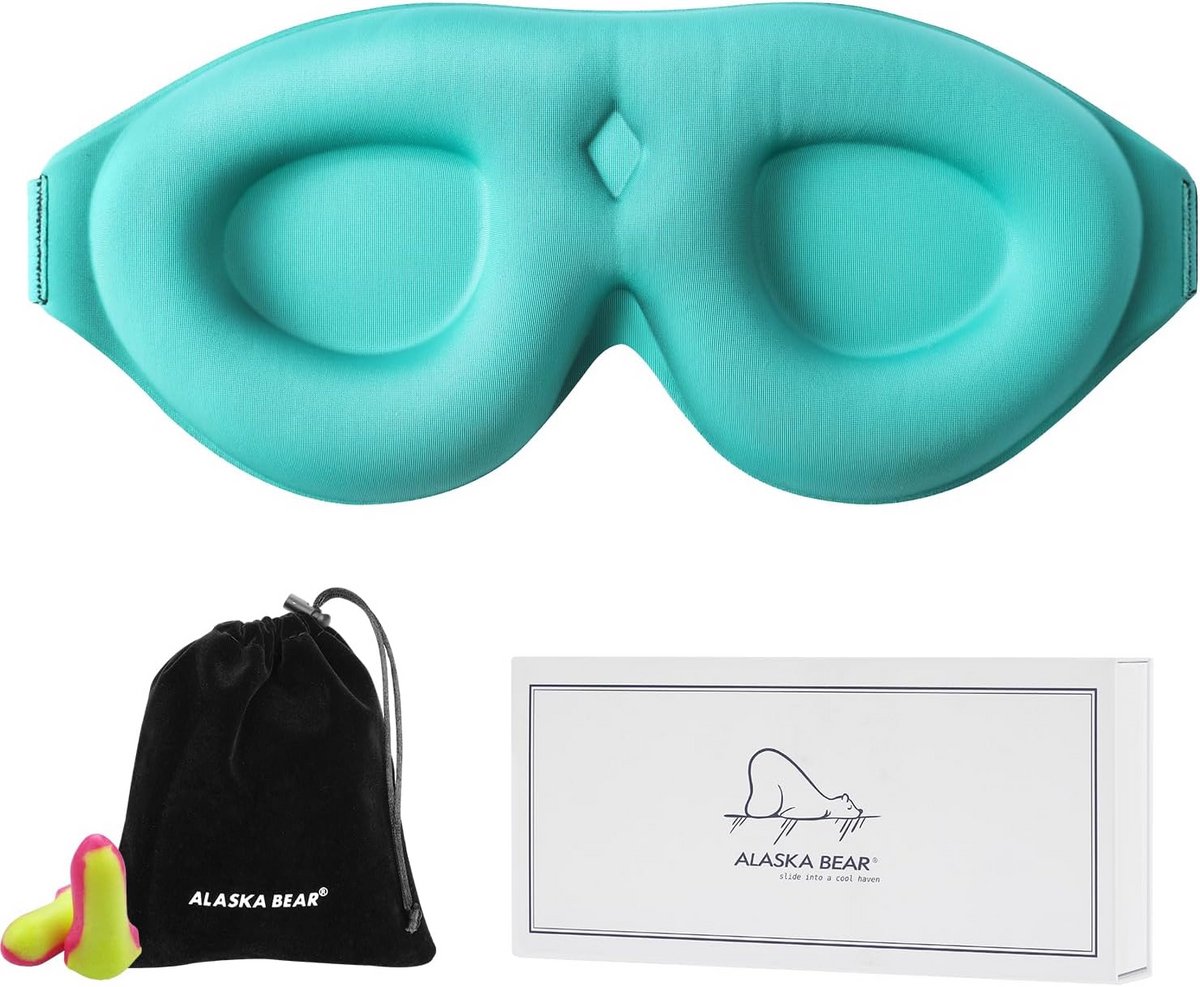 Verduisterend Slaapmasker met 3D Oogcups en Oordopjes - Perfect voor Ontspanning en Reizen