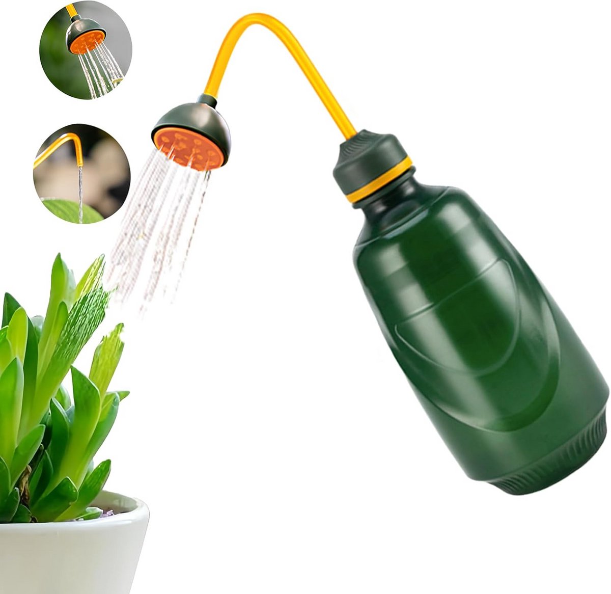 Gietdouche voor Planten - 450 ml Tuingieter met Afneembare Sproeier voor Kleine Planten en Zaailingen