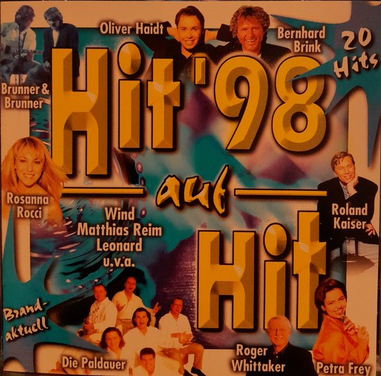 Hit Auf Hit '98 - De Duitse Schlagerhits van '98 - CD ALBUM - Wind, Vicky Leandros, Andy Borg, Roland Kaiser, Dennie Christian, Simone
