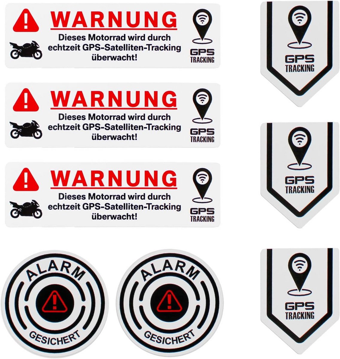 Anti-diefstal Sticker Alarm voor Motorfiets, Telefoon en Laptop