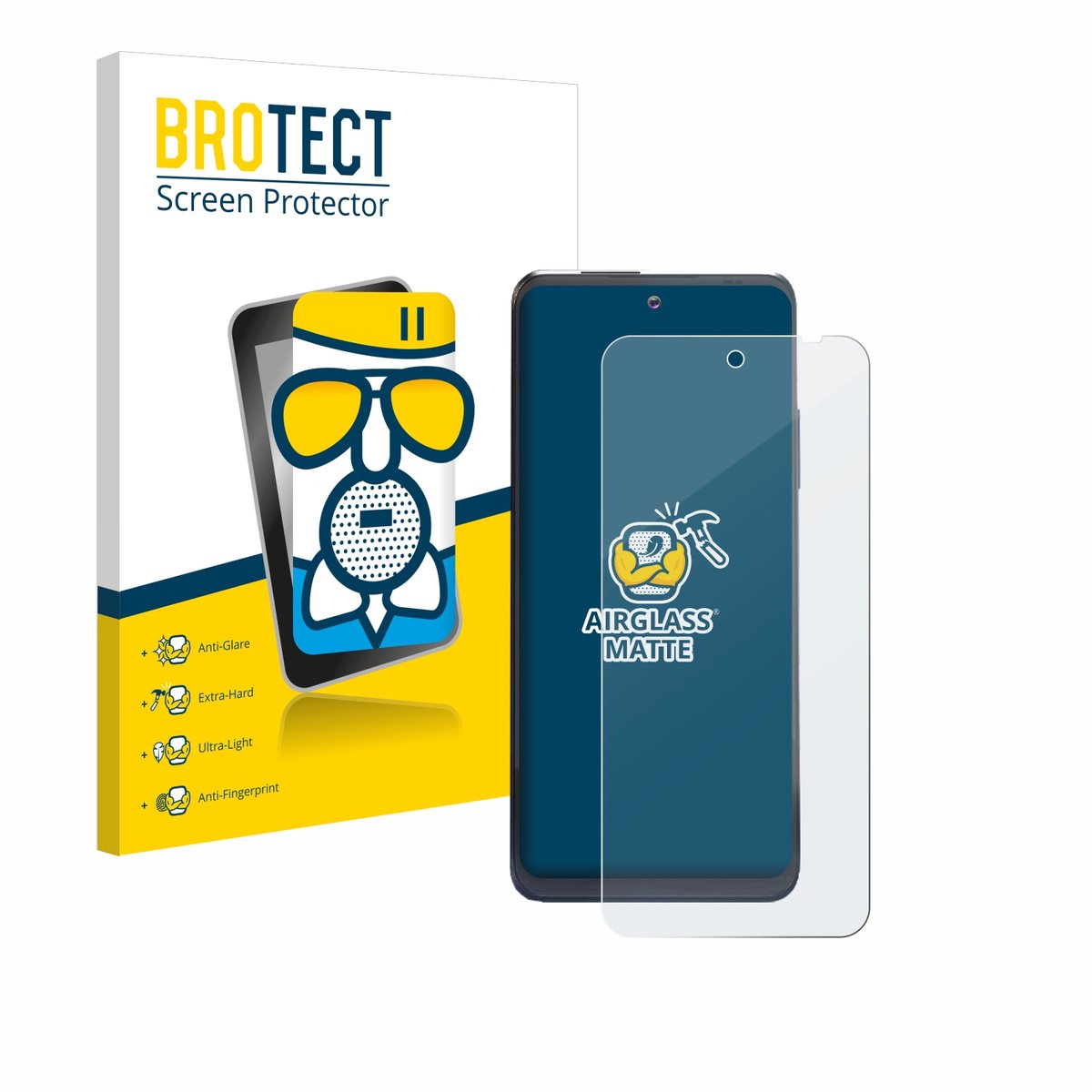 BROTECT - Screenprotector voor Thuraya One - Folie Beschermfolie Beschermglas matte