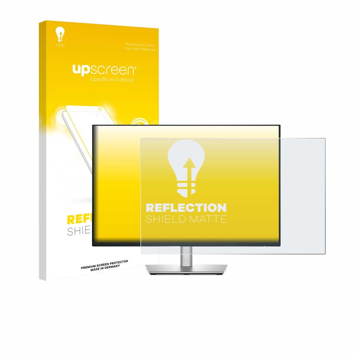 upscreen - Screenprotector voor Dell P2425E - Folie Beschermfolie anti glare matte