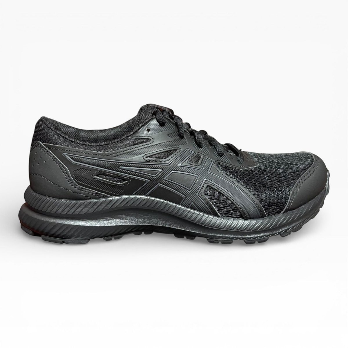 Asics Contend 8 Sportschoenen Mannen Zwart