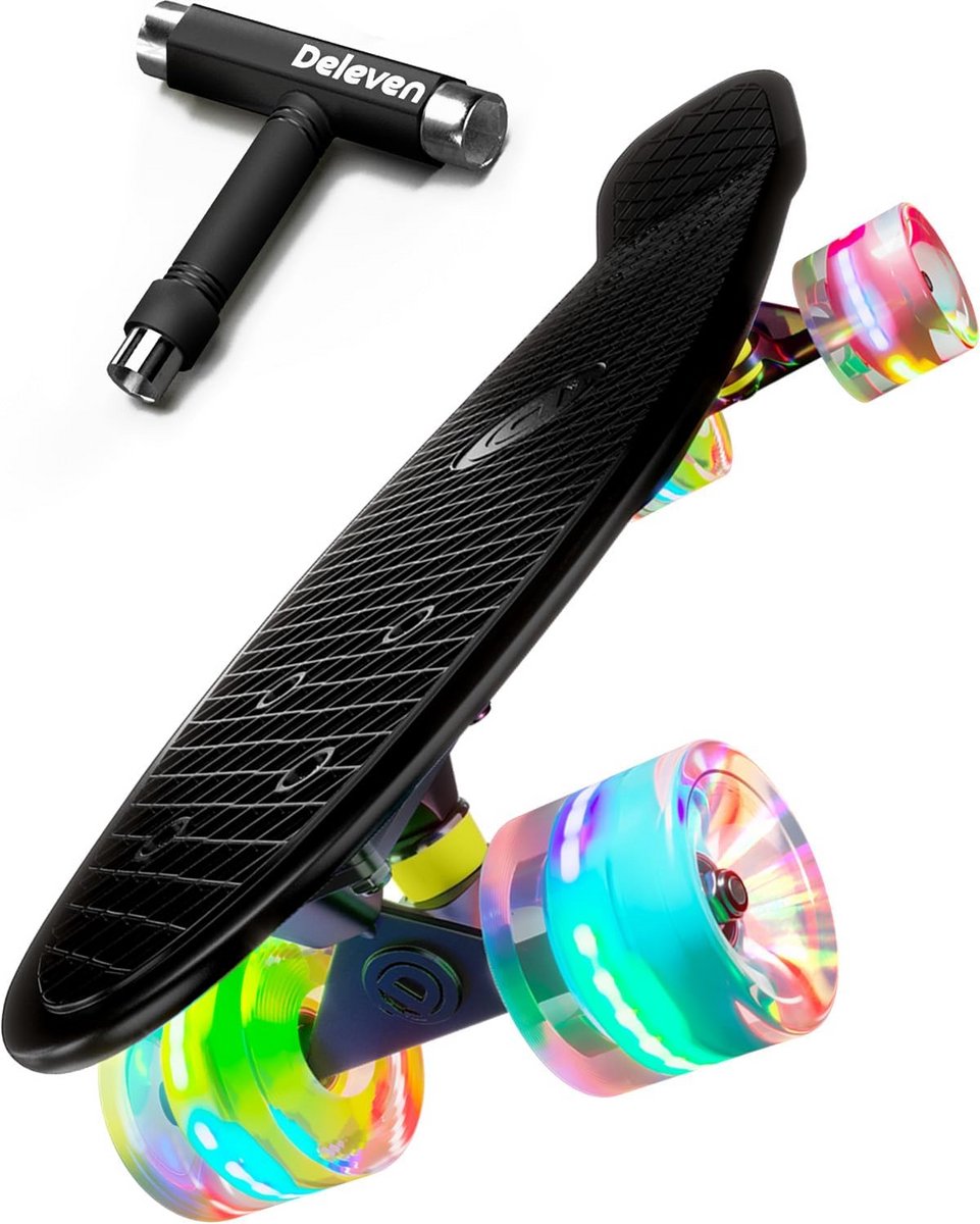 Mini Cruiser Skateboard Compleet 56cm voor Kinderen en Beginners