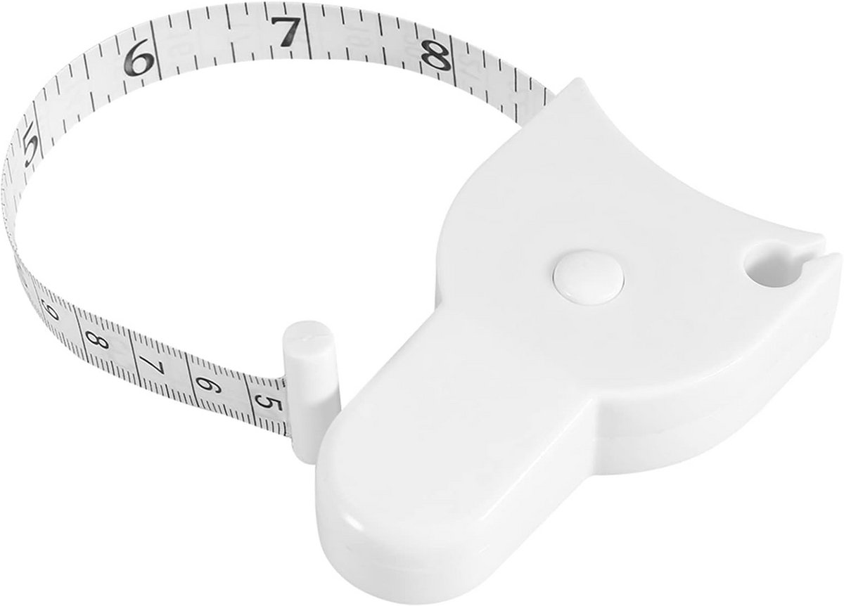 Automatisch Intrekbaar Meetlint Lichaamsmeting 150cm/60 inch voor Taille, Borst, Heup