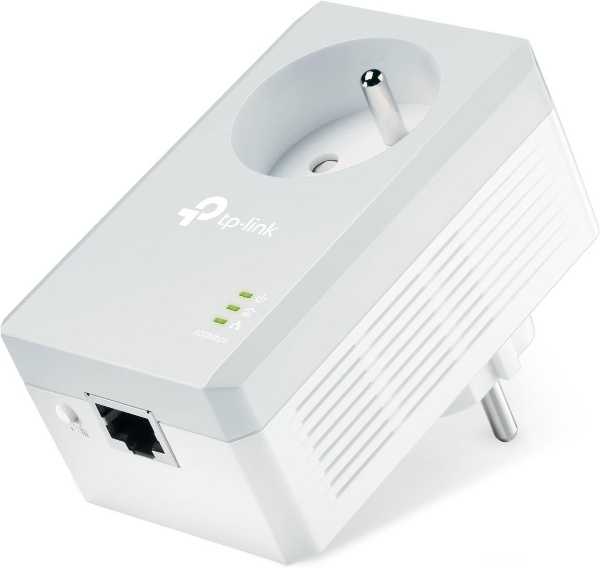 Powerline Adapter met Geïntegreerd Stopcontact - Witte Starterkit