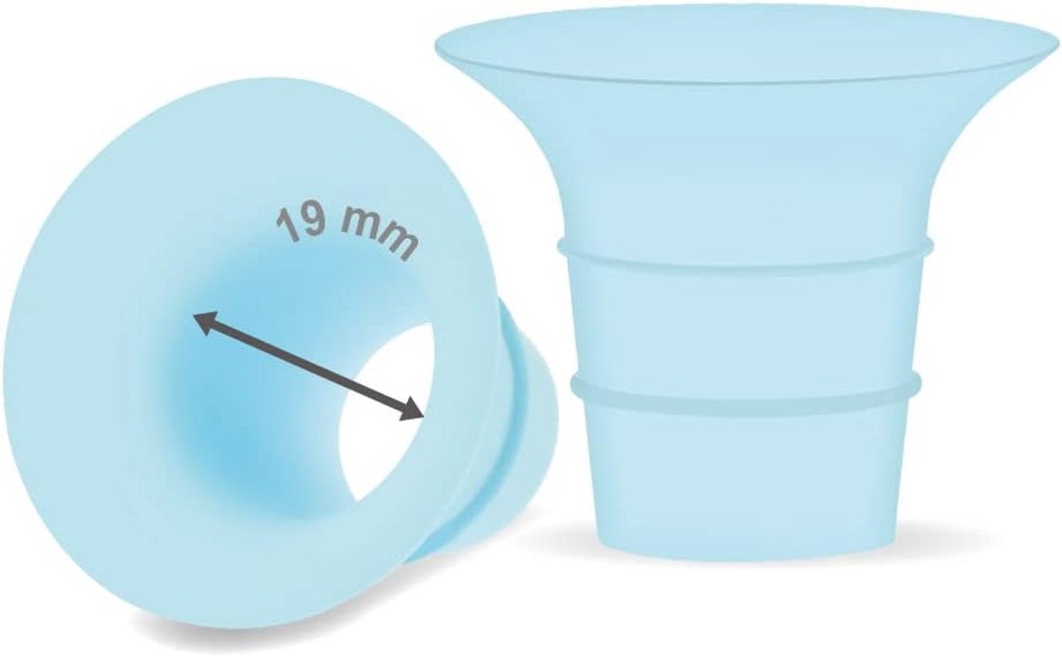 Borstkolf Inzetstukken voor Elvie Stride & Andere Dragers - Maat Reductie 24mm naar 13mm