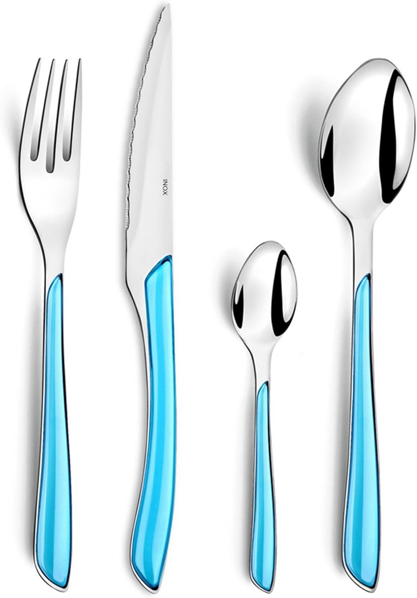 16-Delig Bestekset Eclat Blue voor 4 Personen
