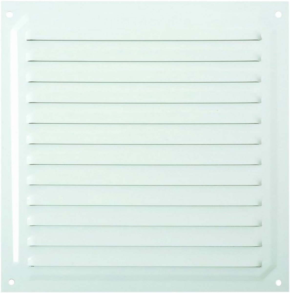 Ventileergrille zelfklevend aluminium wit 20x20 cm 80 cm² ventilatieoppervlak
